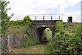 Railway bridge over footpath