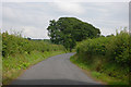 Minor road east of Oakford