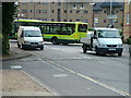 Green Line coach in Station Road, Ware