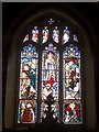 Stained glass window in St Feock