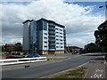 New flats by the Cosham interchange