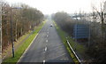 Cwmbran Drive heading south viewed from Llandowlais Street