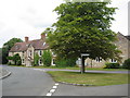 Road junction in North Littleton