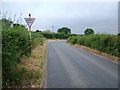 Junction of Downfield Road and Rush Green Lane