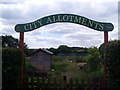 City Allotments Sign