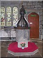 Medieval Font with 17th Century Cover - All Saints Church