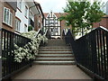 Steps to the south entrance to Bolnore Village Square