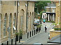 Old goods shed and former "Station Hotel", Ware