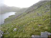 NG7906 : Hillside towards Loch Coire na Caillich by Chris Wimbush