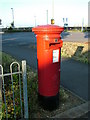 SU4310 : Pillar box in Obelisk Road, Woolston by Rob Candlish