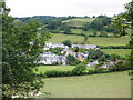 Looking down on Branscombe