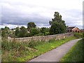 Public Footpath crosses the Wigan to Kirkby railway at Pemberton