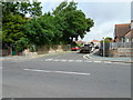 Looking from Church Walk across to Pendine Avenue