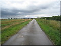 Road between North Engine Drain and Woodcarr Drain