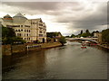 Rain clouds over the River Ouse