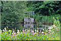 Sluice gate, Llyn Canol - National Botanic Garden of Wales