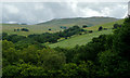 Across Cwm Mwyro towards Llethr Brith, Ceredigion