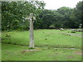 Sampford Spiney, village cross