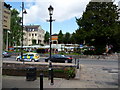 Midsomer Norton: looking across the High Street