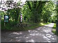  : Entrance to Wern Fawr Manor Farm by Eric Jones
