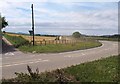 Tractor at work by the A39