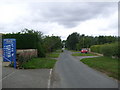 Minor road, Snainton, heading west