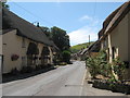 A thatched street