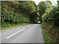 The A497 north of Boduan Church