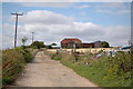 Farm track adjoining car park near Leckhampton Hill