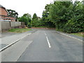 Looking down Greenfield Road towards School Hill