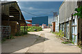 Through the farmyard to the brickworks