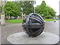 The Woven Globe Sculpture, Church Street-Darwen Street, Blackburn, Lancashire