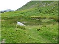 NN8432 : Small pond in Glen Almond by M J Richardson