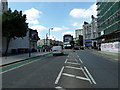 Approaching the junction of  Baylis Road and Westminster Bridge Road