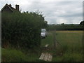 Footpath junction near Ham Green