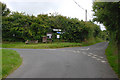 Road junction in Blaencelyn