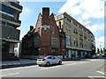 Looking south west down Lambeth Road