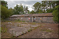 Derelict hut in former St Leonards Hospital grounds