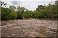 Derelict yard within disused part of St Leonards Hospital