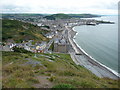 The Ceredigion Coastal Path enters Aberystwyth