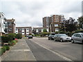 Approaching the junction of  Blount Road and Slingsby Close