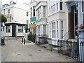 Approaching the junction of  Bellevue Terrace and Hambrook Street