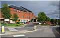 The main entrance of Fairfield Hospital