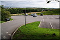 Part of the car park at Fairfield Hospital