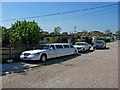 Three cars in Links Crescent