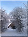 Railway Bridge (Leamside Line) in the snow