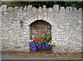 Floral alcove