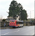 Bus timing point, Newport Road, Llantarnam