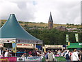 Stondinau bwyd ar faes yr Eisteddfod / Foodstalls on the Eisteddfod maes