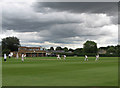 TL4357 : Cricket at Pembroke College Sports Ground by John Sutton